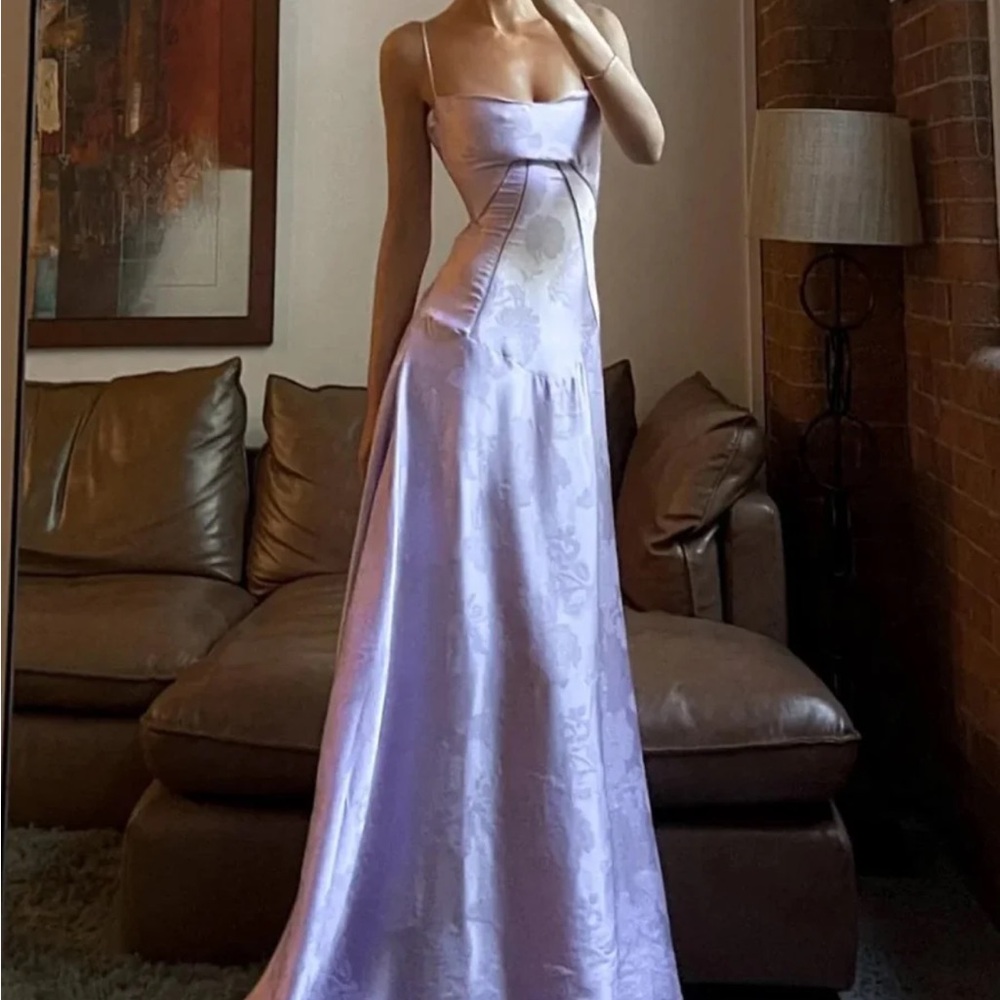 Lavender formal gown new